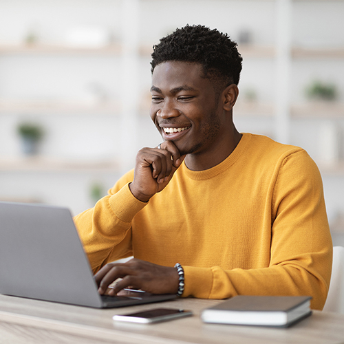 Folk with a laptop